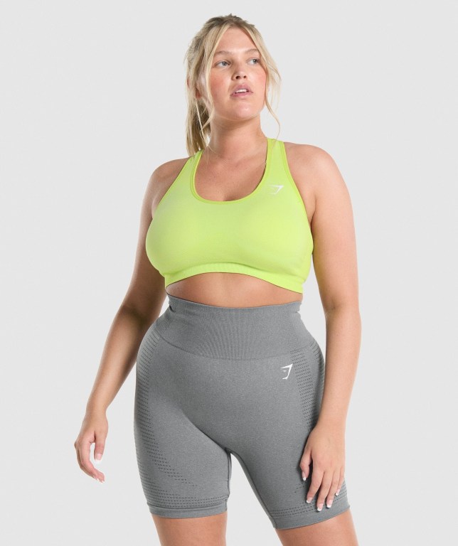 Sujetadores Deportivos Gymshark Vital Seamless 2.0 Sports Bra Amarillo | civ91aOOy15
